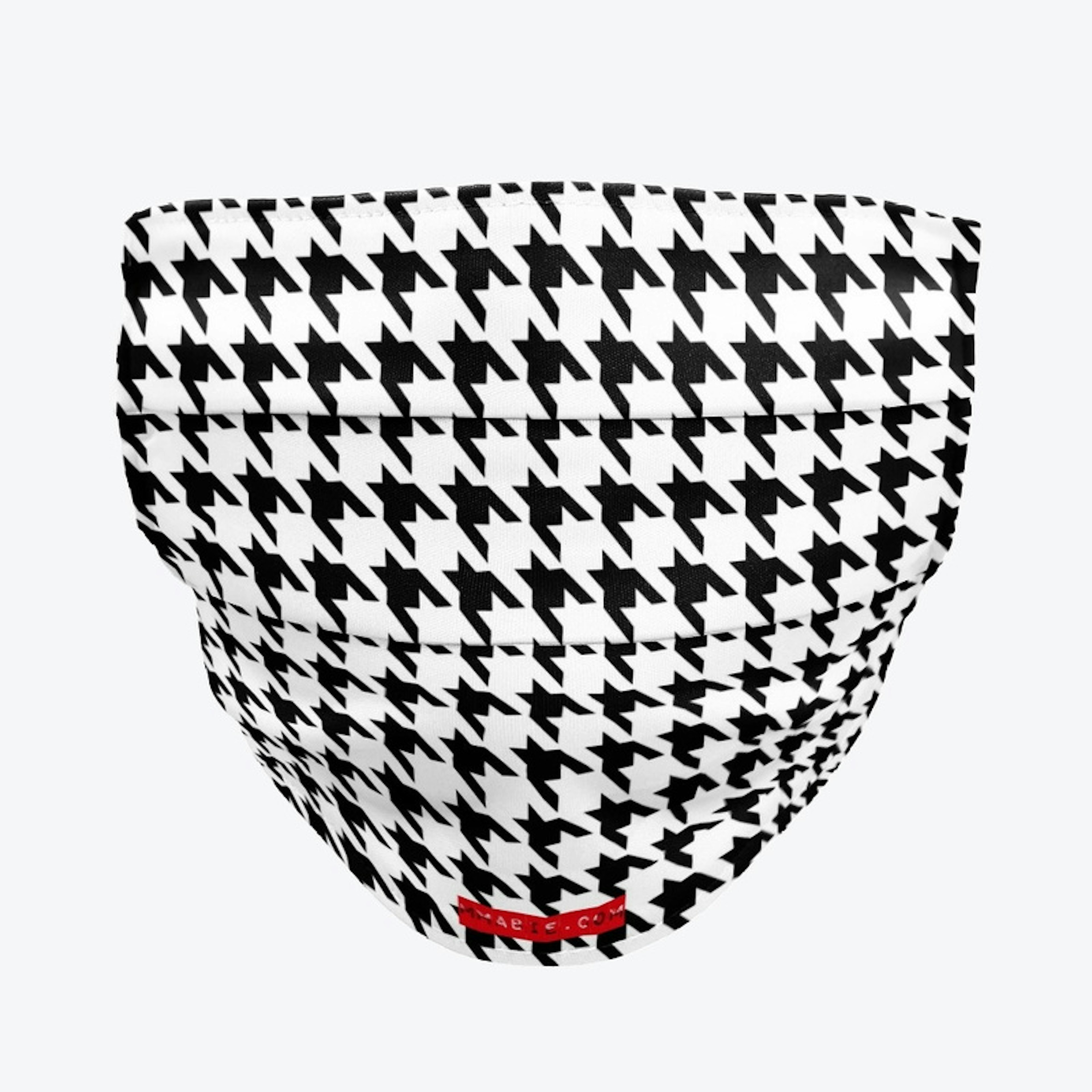 M. Mabie Houndstooth mask